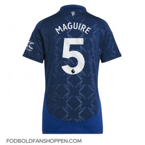 Manchester United Harry Maguire #5 Udebanetrøje Dame 2024-25 Kortærmet